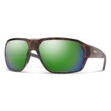 Smith Deckboss Matte Tortoise Frame - ChromaPop Polarized Green Mirror Lens - Polarized Sunglasses