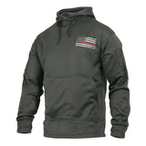 Rothco Mens Thin Red Line Concealed Carry Hoodie - Size 2XL