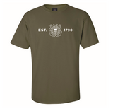Coast Guard Mens Est. 1790 Emblem Classic Short Sleeve T-Shirt