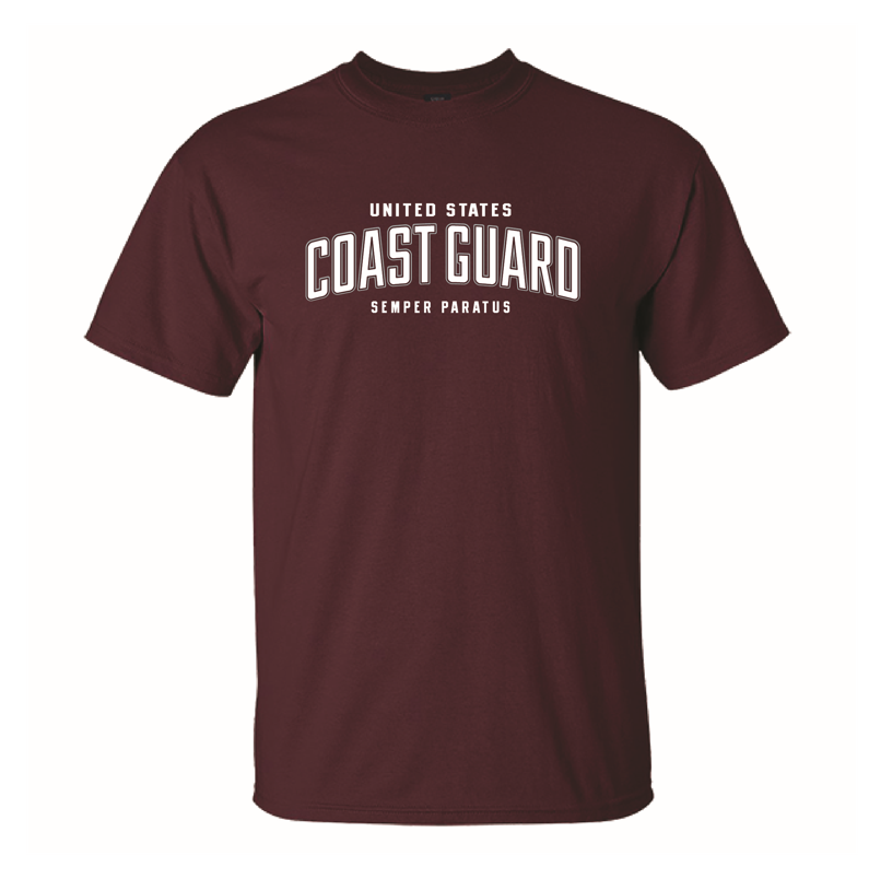 Coast Guard Mens Est. 1790 Emblem Classic Short Sleeve T-Shirt