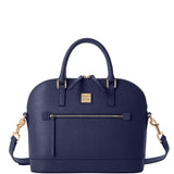 Dooney & Bourke Saffiano Domed Zip Satchel Handbag
