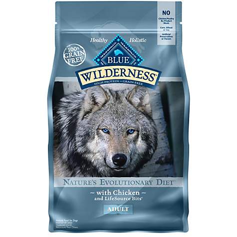 Blue Buffalo Wilderness Chicken Grain Free Dry Dog Food - 4.5 lbs.