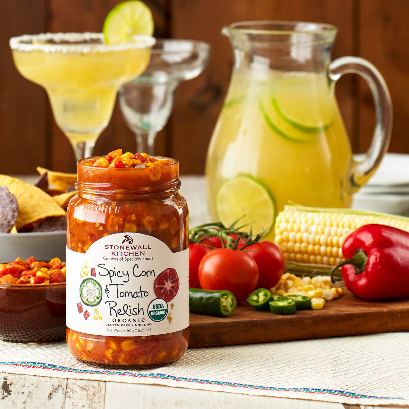 Stonewall Kitchen Spicy Corn and Tomato Relish (Organic)