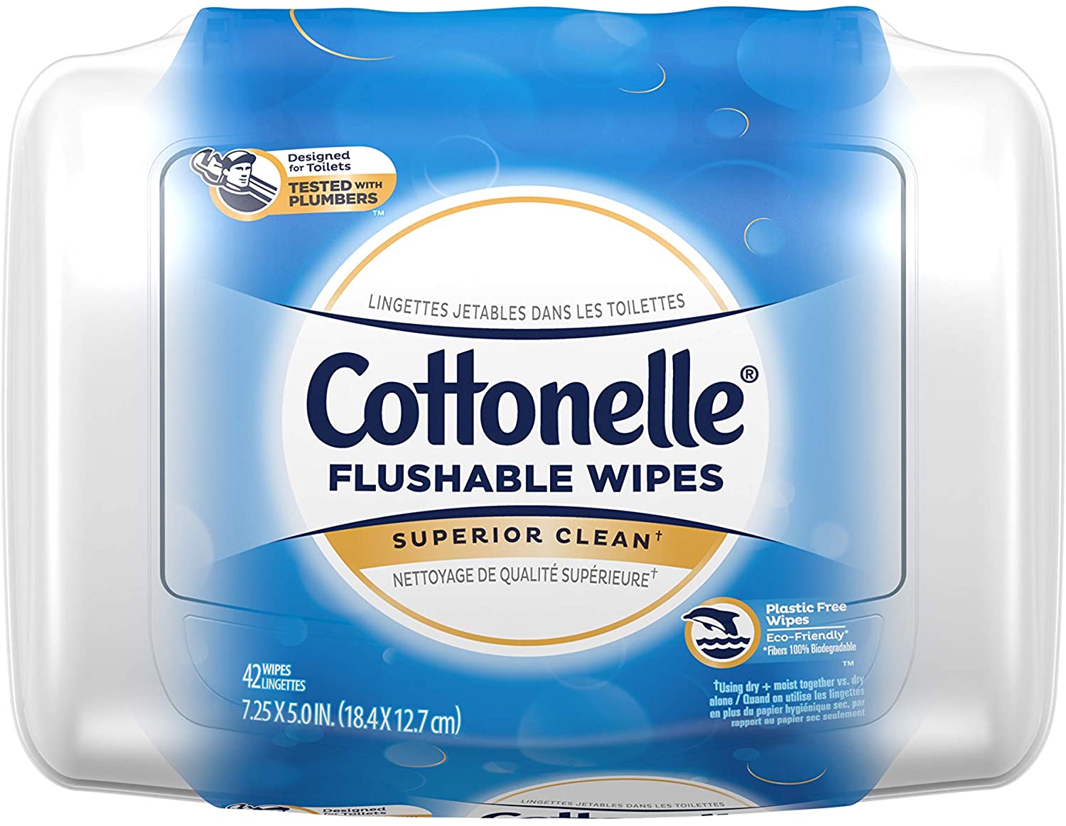 Cottonelle Flushable Moist Wipes - 42 Count