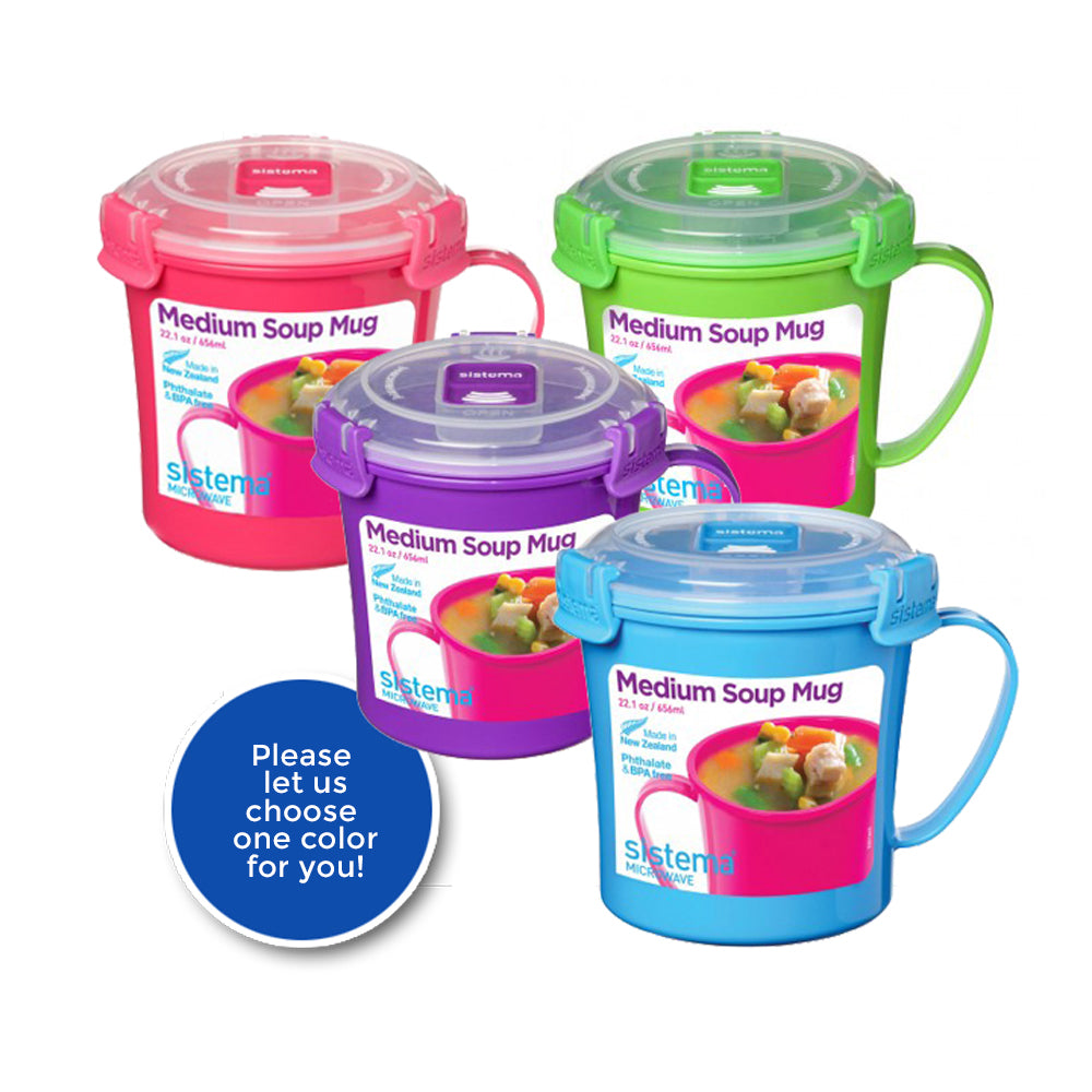 Sistema Food Storage Soup Mug - Medium - 22.2 oz.