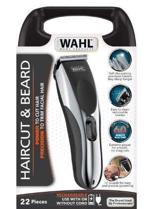 Wahl Mens Haircut & Beard Cordless Trimmer Kit