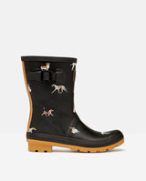 Joules Womens Molly Mid Height Printed Rain Boots