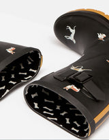 Joules Womens Molly Mid Height Printed Rain Boots