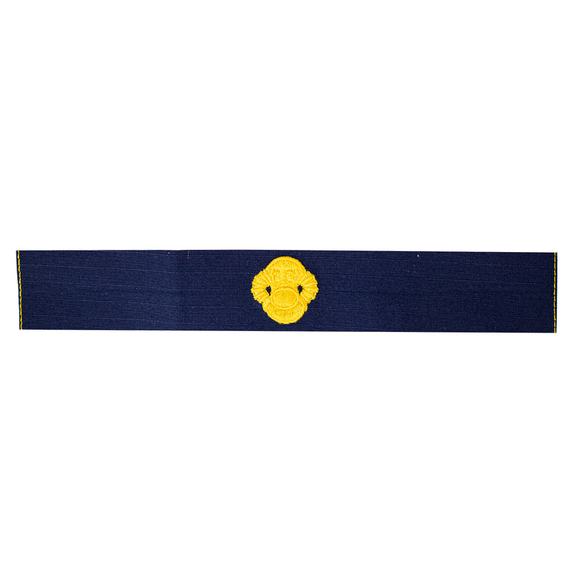 Vanguard CG BDG Blue Sew On Scuba Diver Off. (Gold Toned)