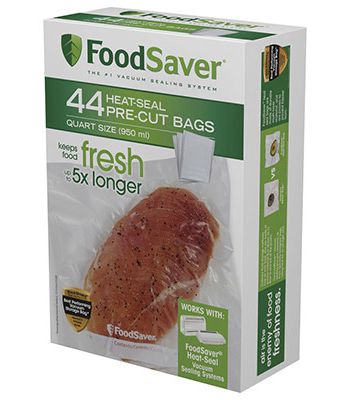 FoodSaver Quart Vacuum Seal Bags - 44 Count