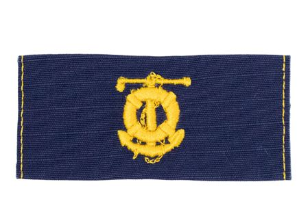 Vanguard CG Collar DEV Blue Sew On CWO Marine SAF SPEC Deck (MSSD)