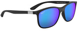 Ray-Ban RB4330 Chromance Black Frame Blue Mirror Lens Polarized Sunglasses