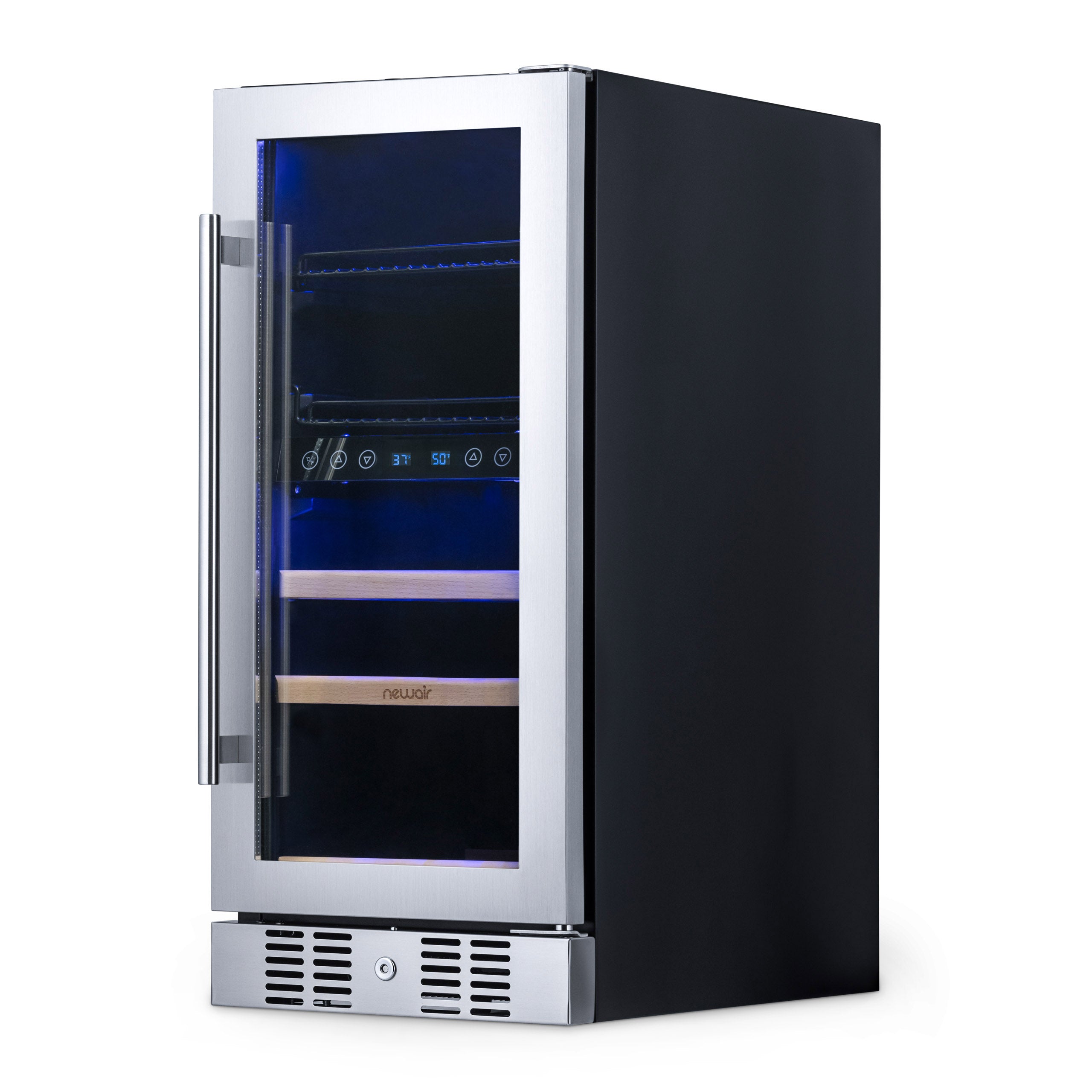 NewAir 48 Can, 9 Wine Bottle Dual Zone Compressor Wine Cooler