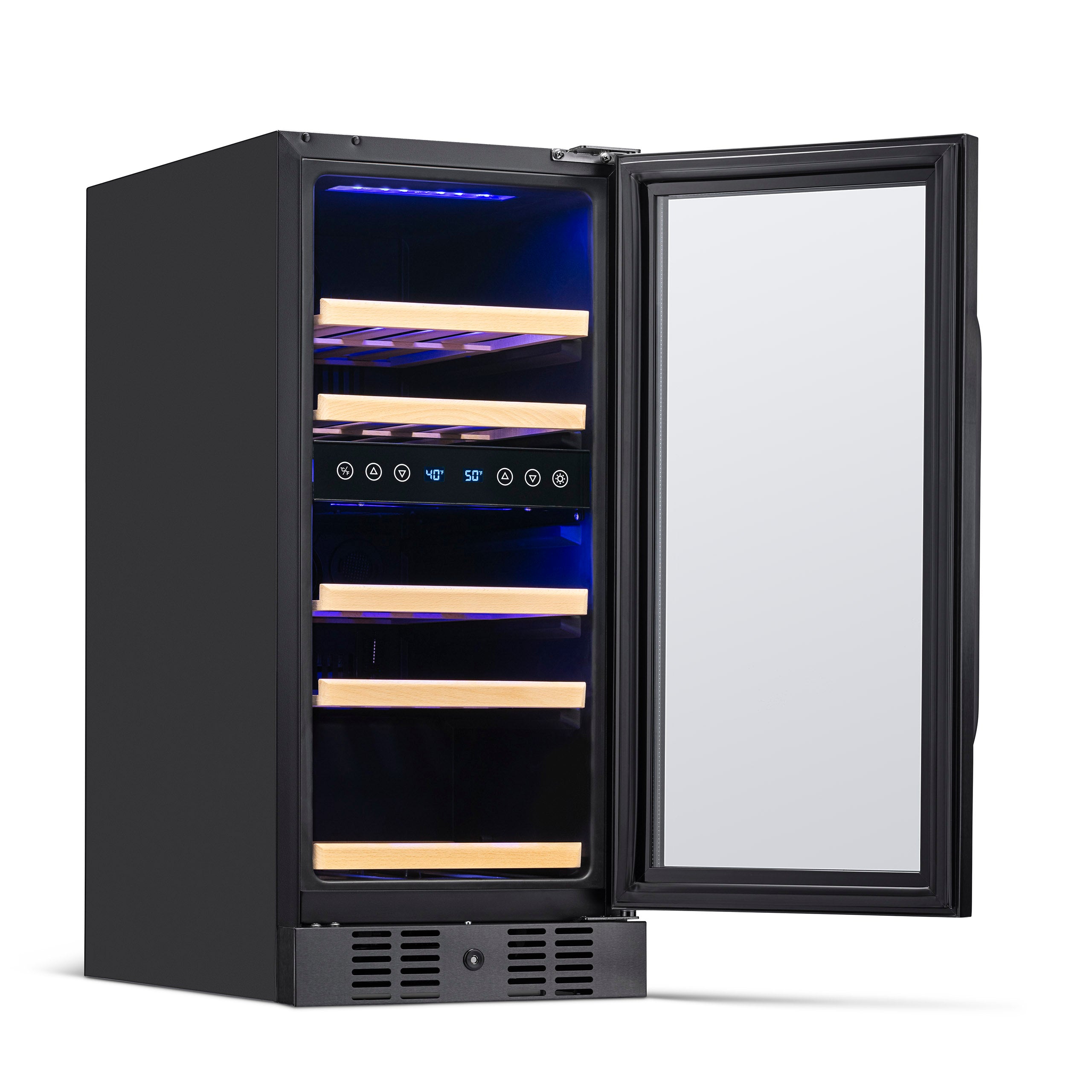 NewAir 15" Built In 29 Bottle Dual Zone Compressor Wine Cooler