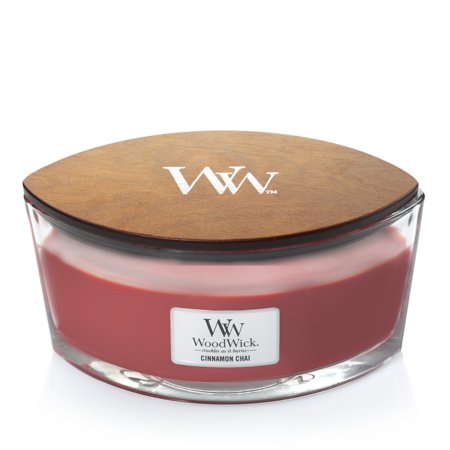 Woodwick Cinnamon Chai Ellipse Candle - 16 Oz.