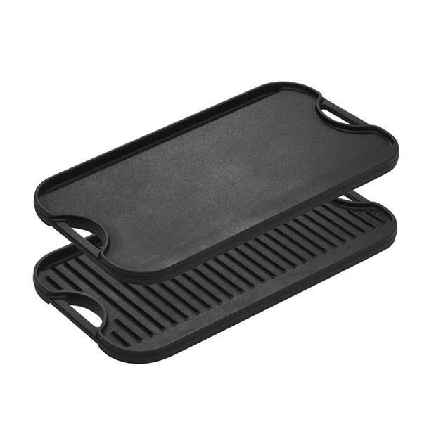 Lodge 20" x 10.5" Cast Iron Reversible Grill/Griddle