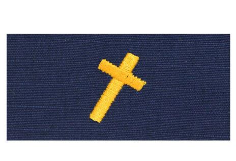 Vanguard CG Collar DEV Blue Sew On Christian Chaplain