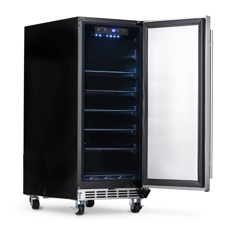NewAir 15” Built-in 90 Can Outdoor Beverage Fridge