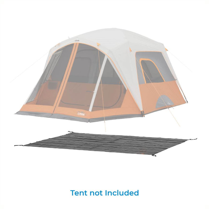 Core 6P Straight Wall Cabin Tent Footprint
