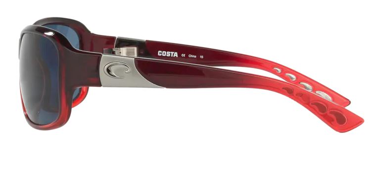 Costa Del Mar Womens Inlet Pomegranate Fade Frame Gray 580