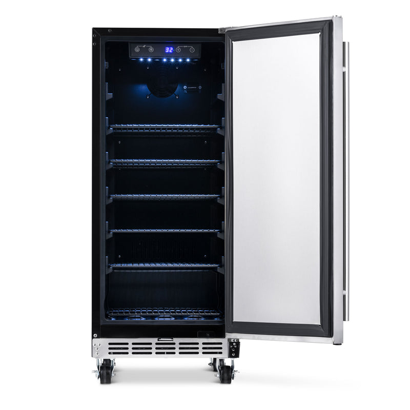 NewAir 15” Built-in 90 Can Outdoor Beverage Fridge