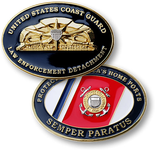 Coast Guard Challenge Coin - Law Enforcement Detachment