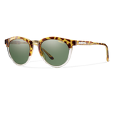 Smith Questa Amber Tortoise Frame - ChromaPop Polarized Gray Green Lens - Polarized Sunglasses