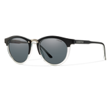 Smith Questa Matte Black Crystal Frame - ChromaPop Polarized Gray Lens - Polarized Sunglasses