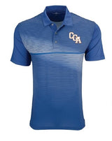 Coast Guard Academy Mens Letter Pro Highline Short Sleeve Polo Shirt