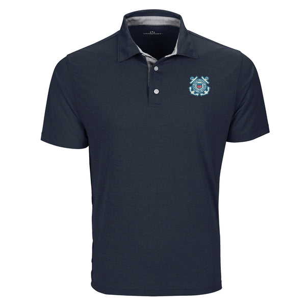 Coast Guard Mens Signature Premium Short Sleeve Polo Shirt