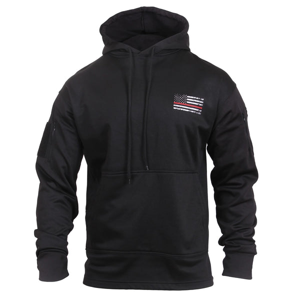 Rothco Thin Red Line Concealed Carry Hoodie - Size 4XL