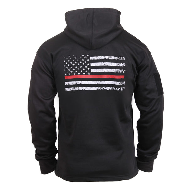 Rothco Thin Red Line Concealed Carry Hoodie - Size 4XL