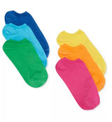 HUE Womens Microfiber Liner Socks - 6 Pack