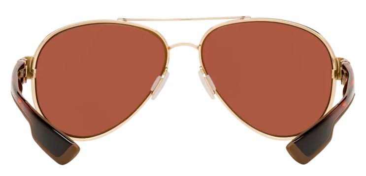 Costa Del Mar South Point Rose Gold Frame - Copper Silver Mirror 580 Plastic Lens - Polarized Sunglasses