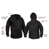 Rothco Mens Tactical Zip Up Hoodie