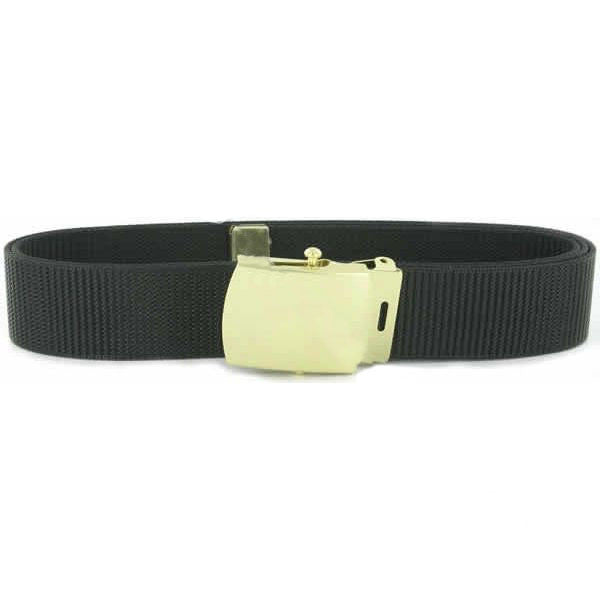 Vanguard Belt And Buckle: Black Nylon With Brass Buckle & Tip - Male (2514100)