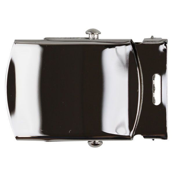 Vanguard Belt Buckle & Tip: Silver Mirror Finish - Male (2528100)