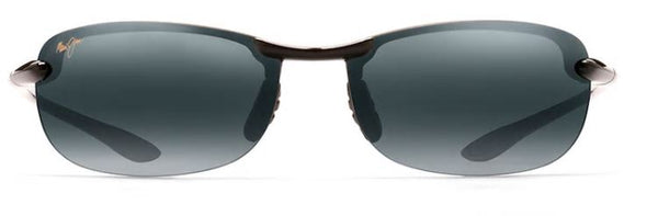 Maui Jim Makaha Rimless Gloss Black Polarized Sunglasses