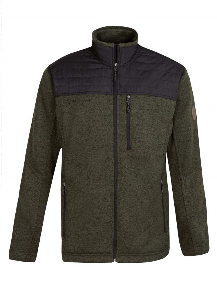 Free Country Mens Frore Sweater Knit Fleece Jacket – ShopCGX