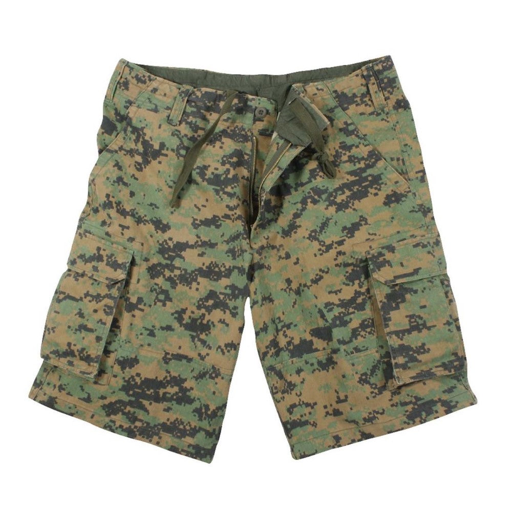 Rothco Mens Vintage Camo Paratrooper Cargo Shorts