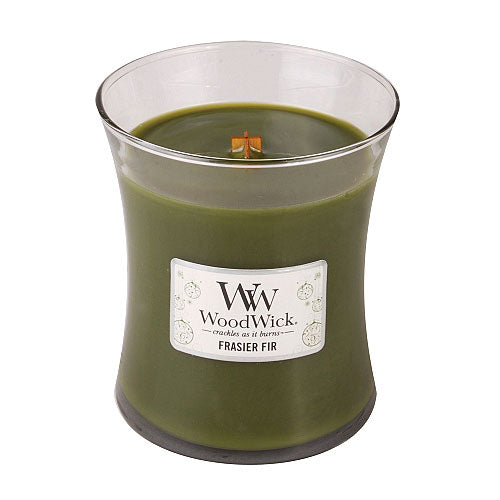 WoodWick Frasier Fir Medium Hourglass Candle - 9.7 Oz.