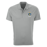 Coast Guard Academy Mens Seal Omega Solid Mesh Short Sleeve Polo Shirt