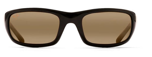 Maui Jim Stingray Wrap Gloss Black Polarized Sunglasses