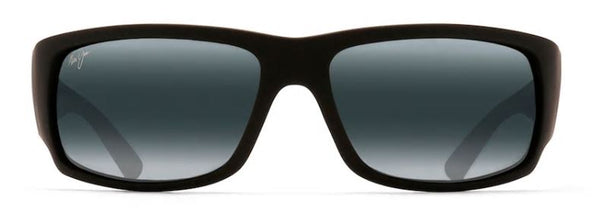 Maui Jim World Cup Wrap Matte Black Rubber Polarized Sunglasses