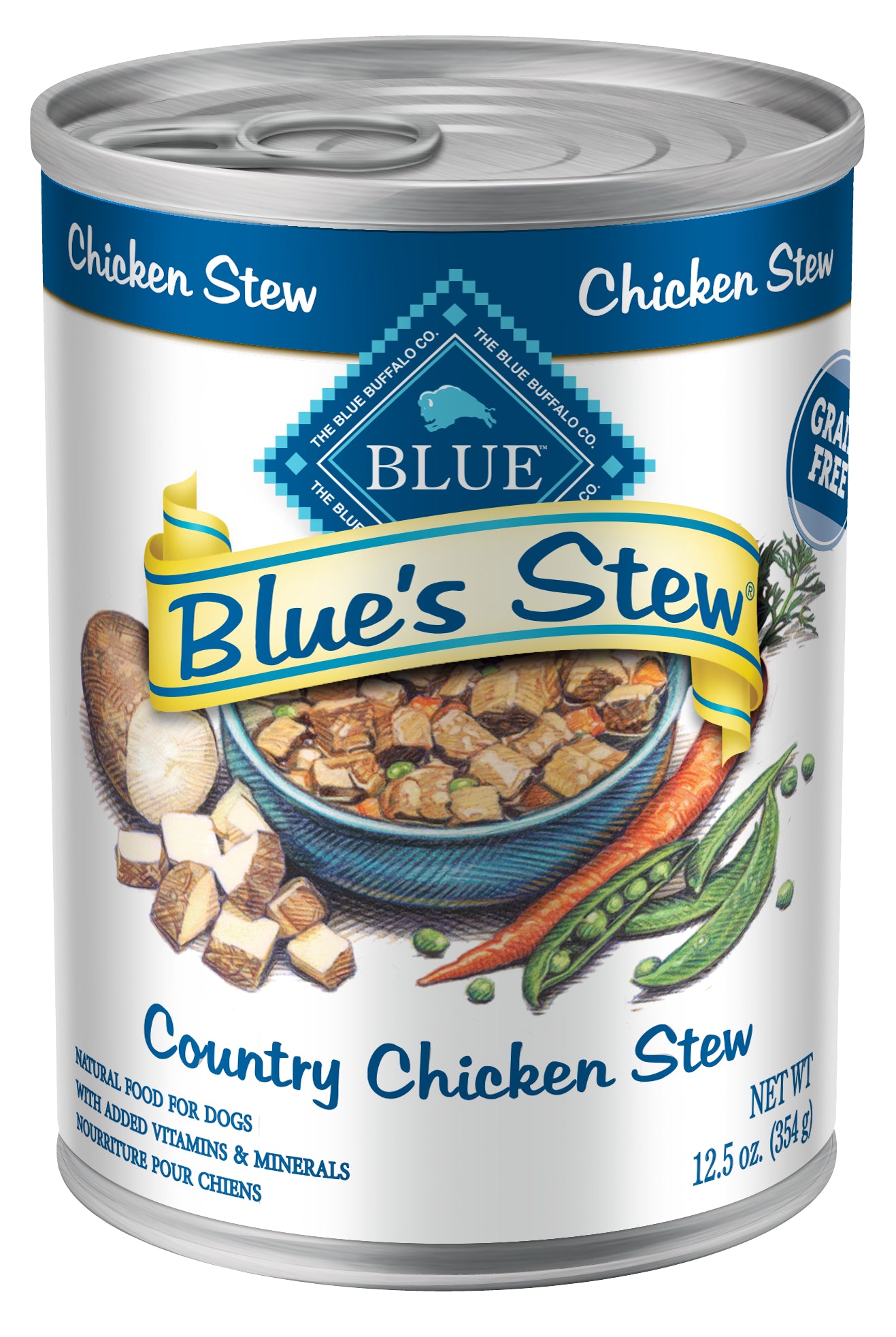 Blue Buffalo Blue's Country Chicken Stew - Adult Wet Dog Food - 12.5 oz.