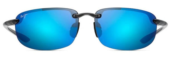 Maui Jim Ho'okipa Rimless Smoke Gray Polarized Sunglasses
