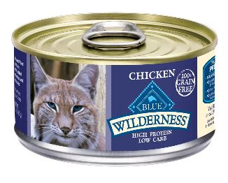 Blue Buffalo Wilderness Chicken Natural Grain Free Adult Wet Cat Food ShopCGX