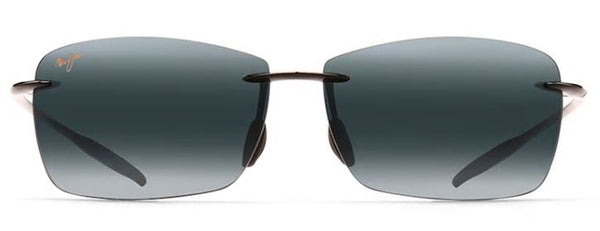 Maui Jim Lighthouse Rimless Gloss Black Polarized Sunglasses