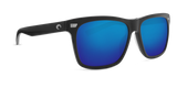 Costa Del Mar Aransas Matte Black Frame - Blue Mirror 580 Glass Lens - Polarized Sunglasses