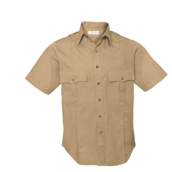 Rothco Mens Short Sleeve Uniform Shirt for Law Enforcement & Security Professionals -  Size 2XL